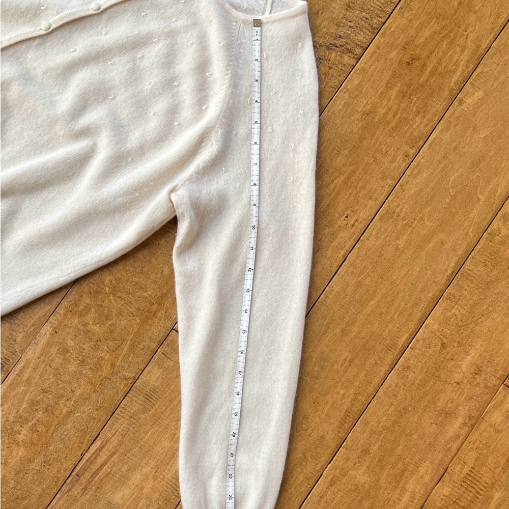 Talbots Ivory Button-Up Cardigan - Picture 6 of 11